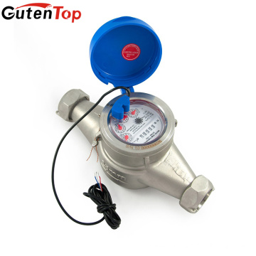 LB Guten haut gallon / impulsion ou litre / impulsion compteur d&#39;eau en laiton multijet